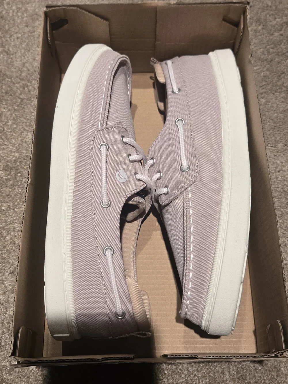 Sperry Youth Boys Canvas Boat Shoes Size 6